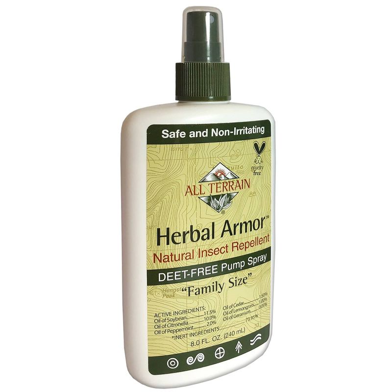8oz Natural Insect Repellent Pump Spray - Herbal Armor