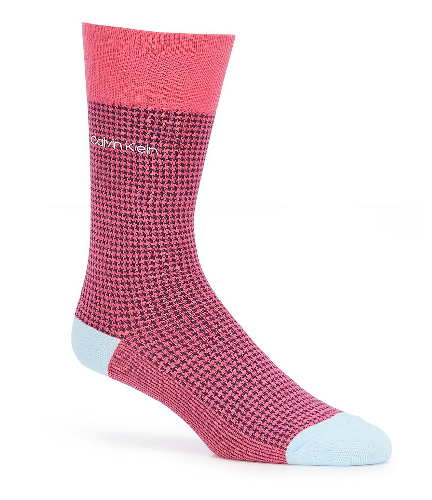 Calvin Klein Houndstooth Crew Socks