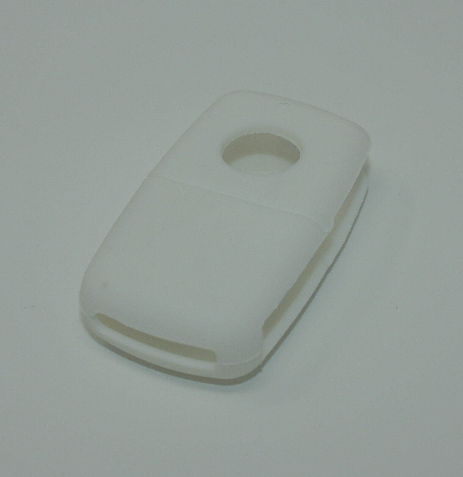 White Silicone Cover For VW 3-Button Remote Folding Flip Key