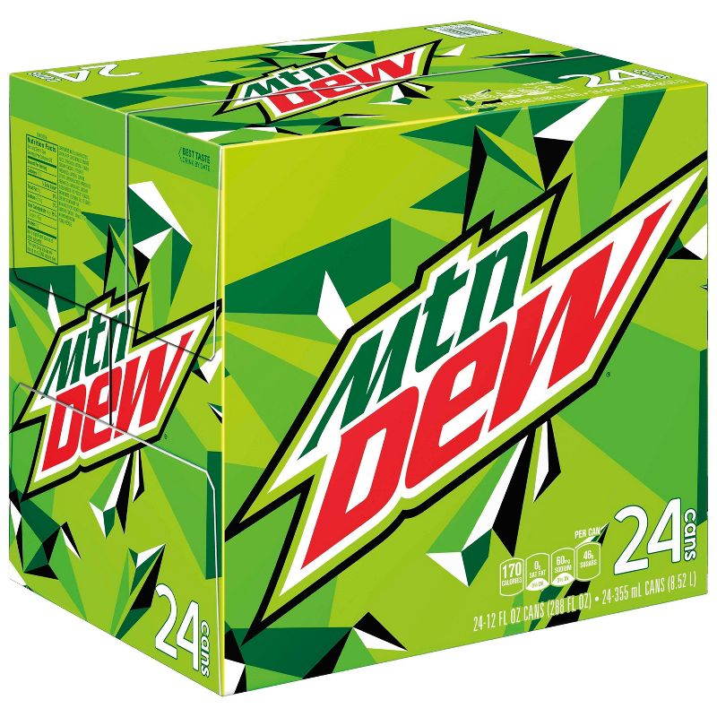 Mountain Dew Citrus Soda - 24pk/12 fl oz Cans