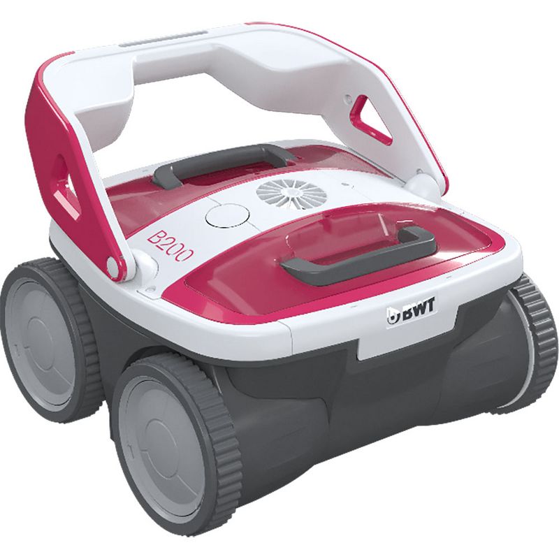 BWT B200 Robotic In Ground Swimming Pool Vacuum Cleaner with 4 PVA Brush Wheels and 1 Rotating PVC Brush for 646 Square Foot Pools
