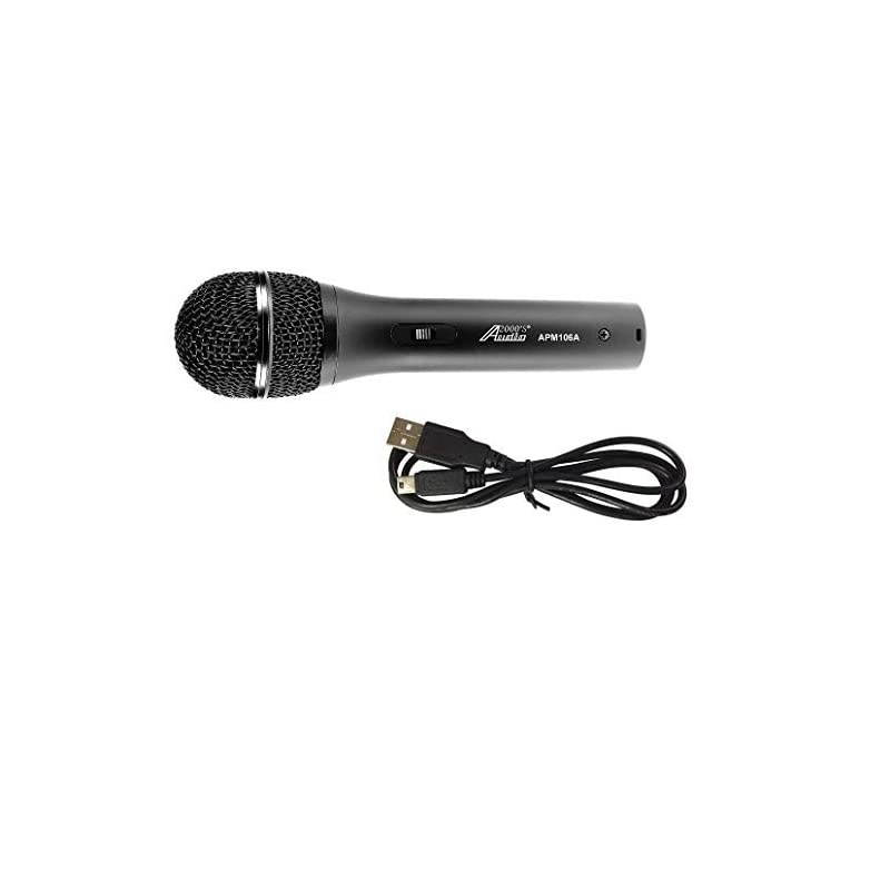 S106A Professional USB Unidirectional Dynamic Microphone with Builtin USB Output and XLR Output One USBXLR Cable and a Hard PVC Carrying Case