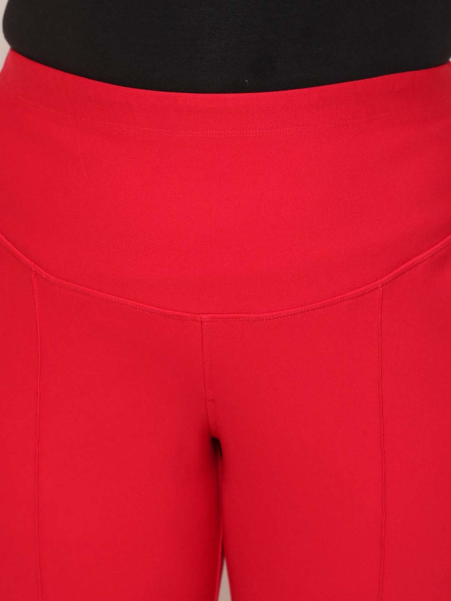 Amydus Red Regular Fit Pants