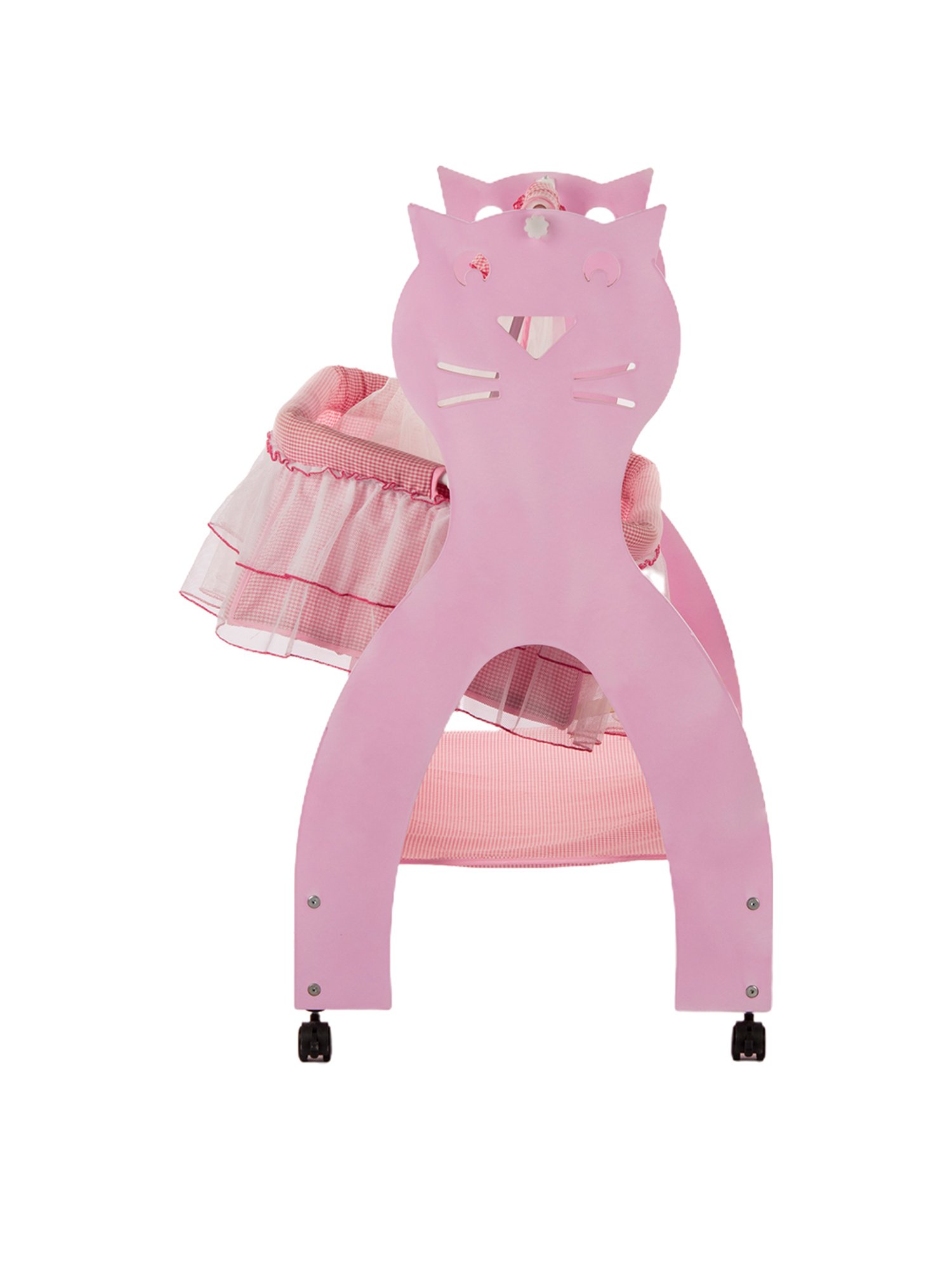 Kiddery Pink Baby Cradle