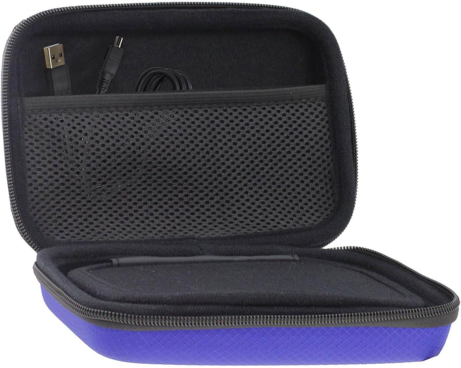 Navitech Blue GPS/Satellite Navigation Hard Carry Case Cover Compatible with The Garmin DriveSmart 51 LMT-S