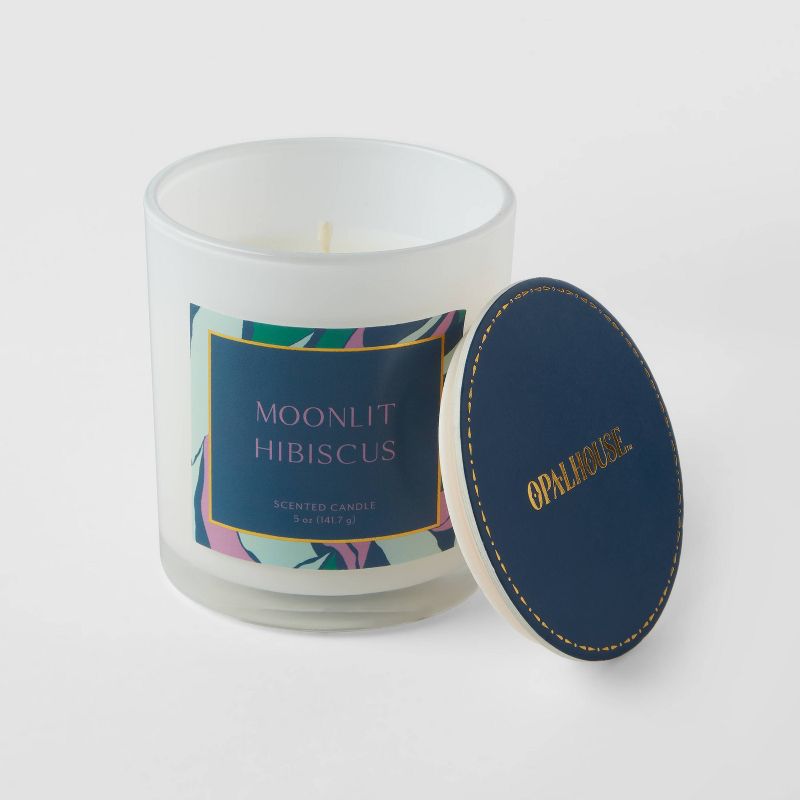 5oz Glass Jar Moonlit Hibiscus Candle - Opalhouse™