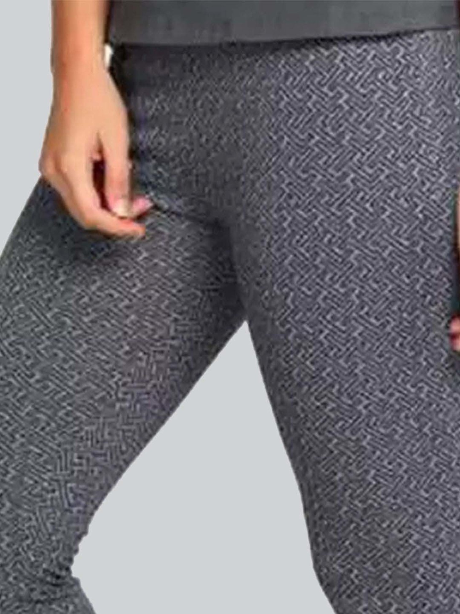 Lyra Pewter Grey Printed Pyjamas