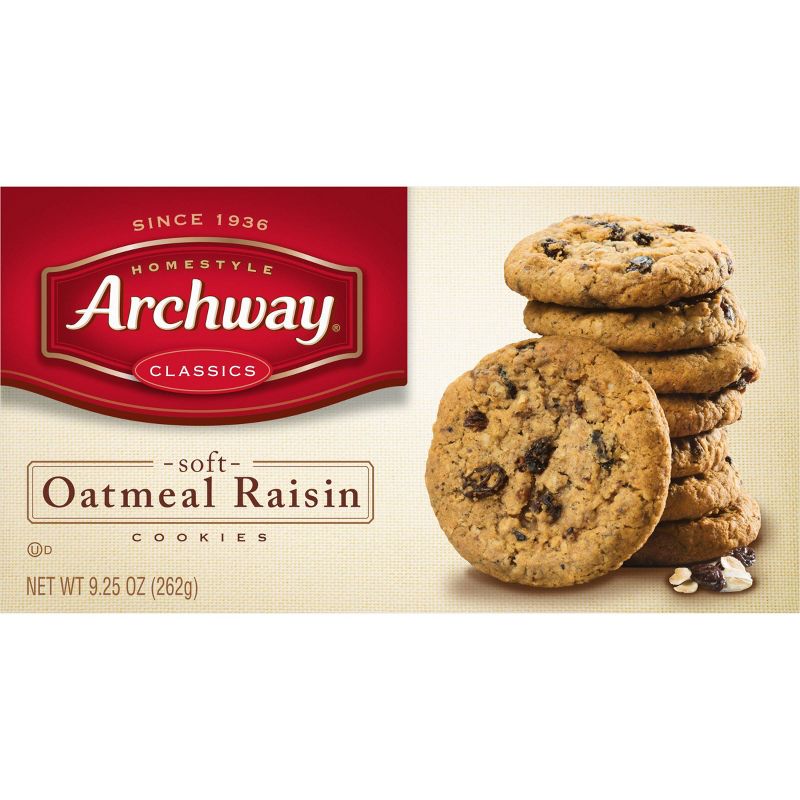 Homestyle Archway Classics Soft Oatmeal Raisin Cookies - 9.25oz