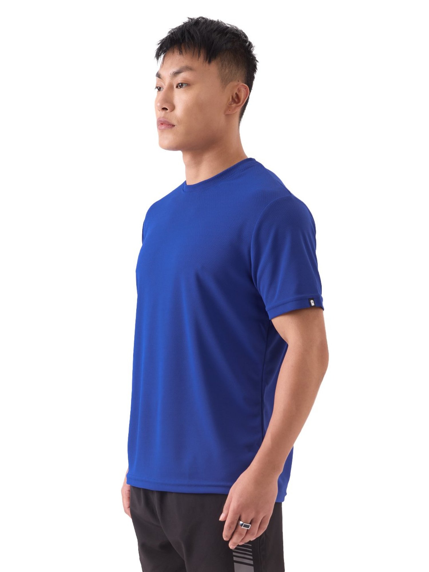 The Souled Store Royal Blue Regular Fit Sports T-Shirt