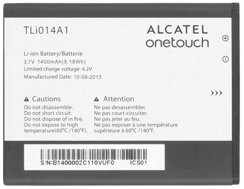 OEM Alcatel One Touch TLi014A1 Glory 2 Inspire 2 OT-5020 M Pop OT-5040 View
