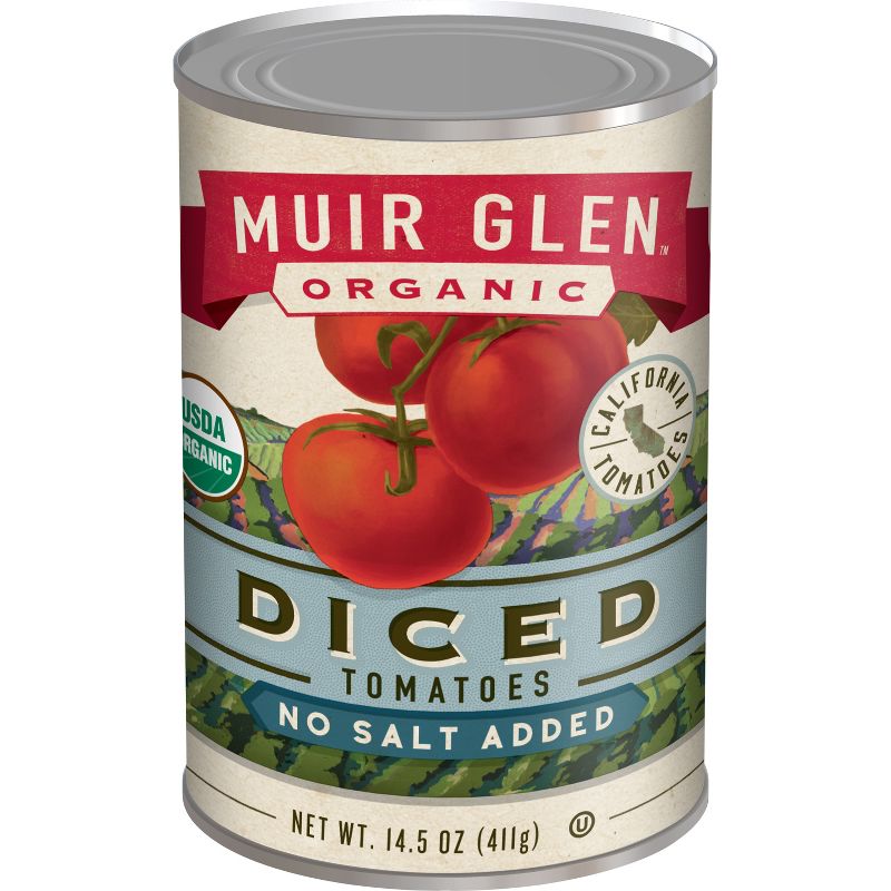 Muir Glen Organic Diced Tomatoes No Salt Added - 14.5oz