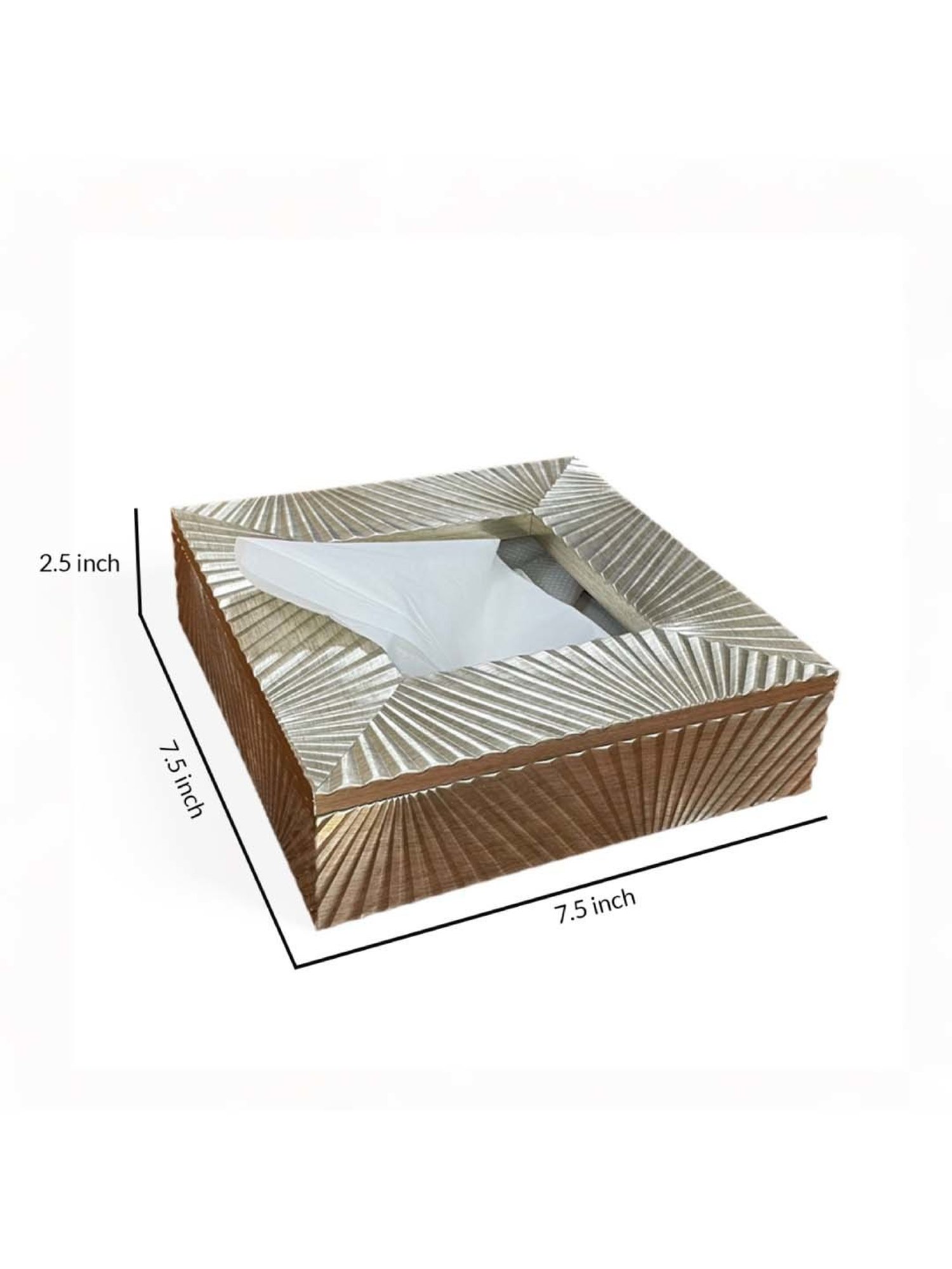 20" White Napkin with Red and Green Tassels Set of 4 pc White - SARO Lifestyle