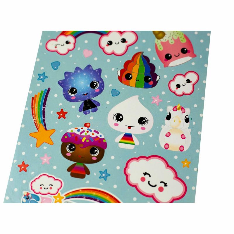 Seven20 Glitter Galaxy Sticker Friends Sheet Wave 1