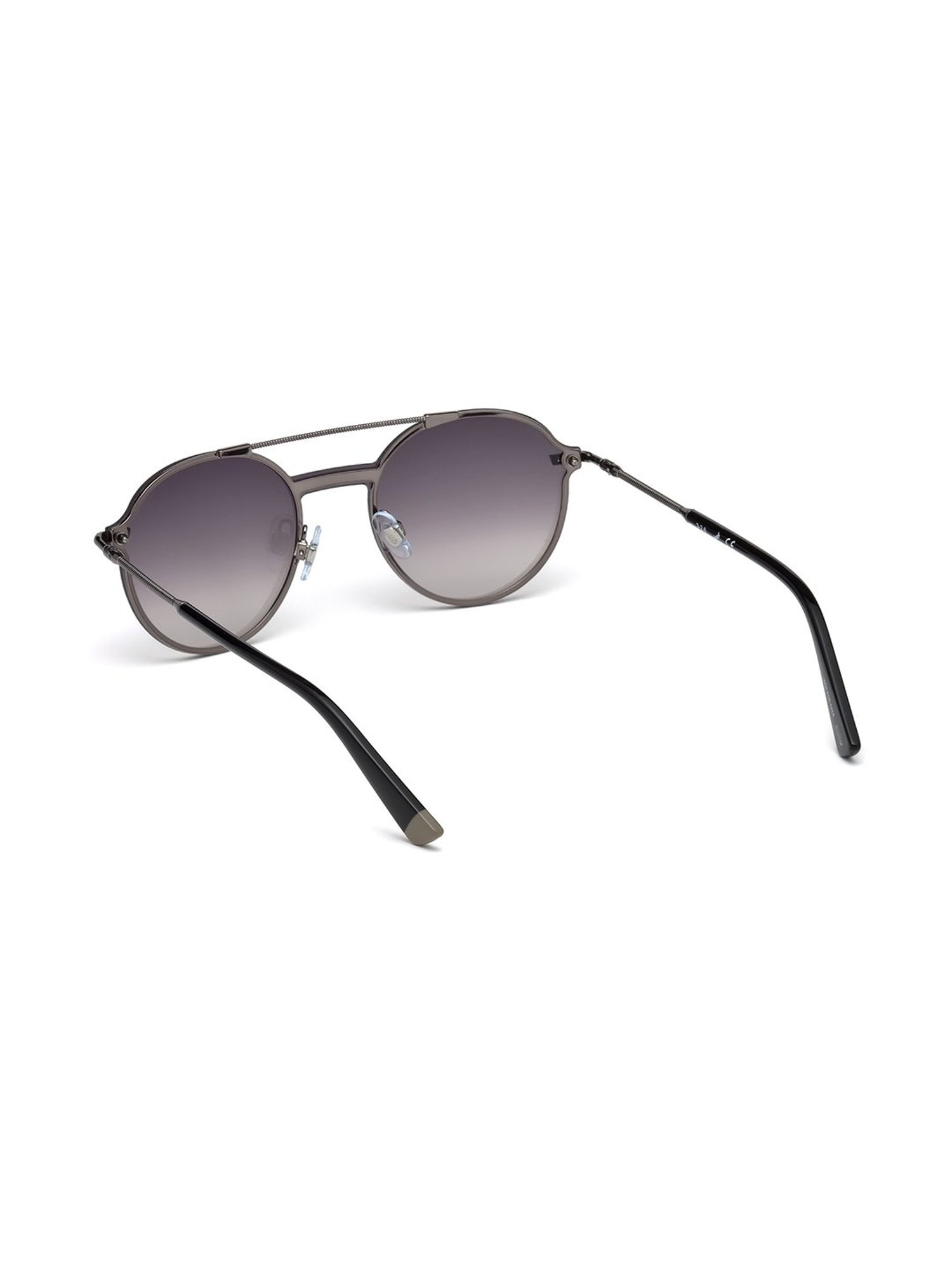 WEB EYEWEAR Grey Oval Sunglasses Designed in Italy