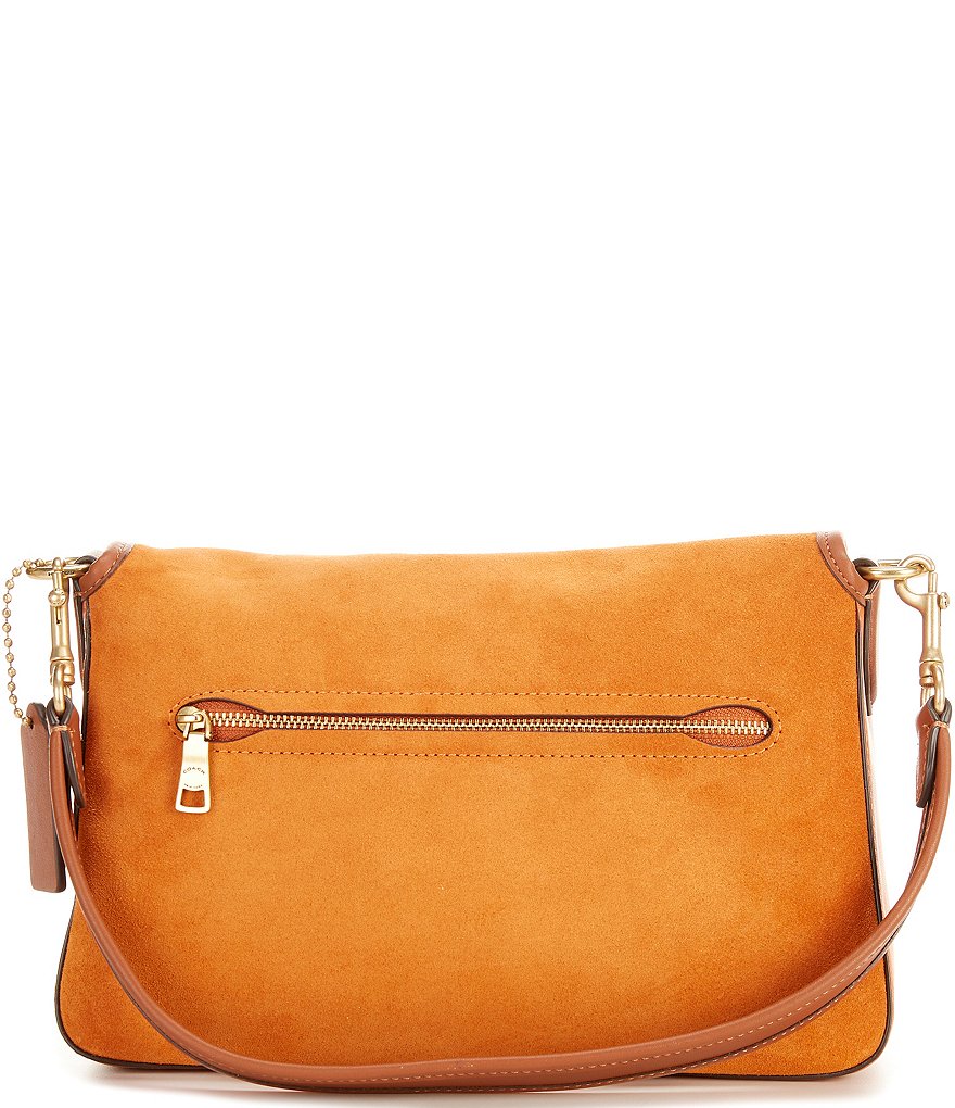 COACH Mixed Leather Soft Tabby Shoulder Bag