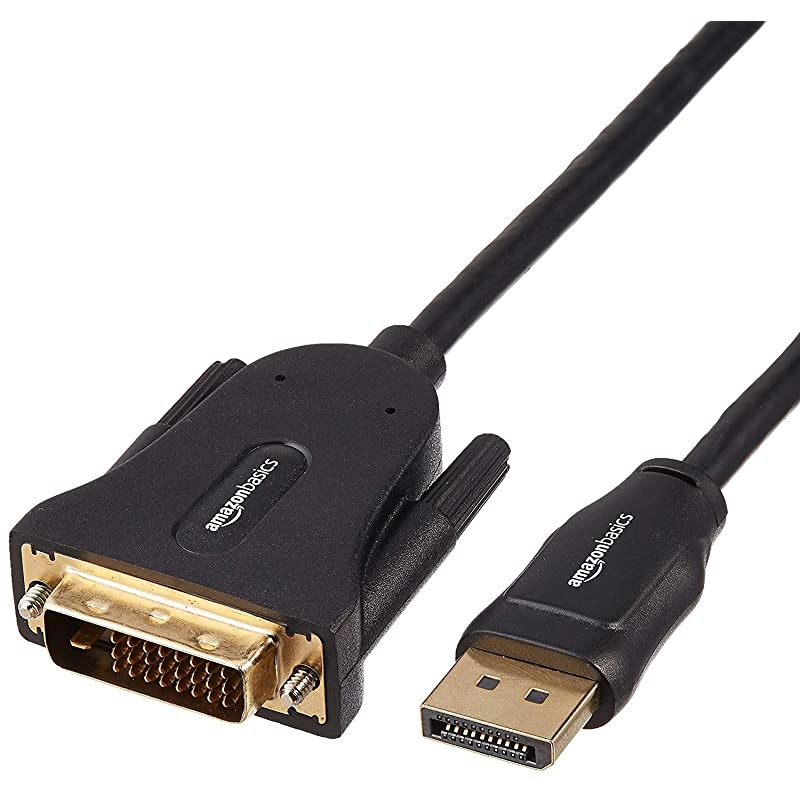 DisplayPort to HDMI Display Cable 6 Feet Bundle with  DisplayPort to DVI Display Cable 6 Feet