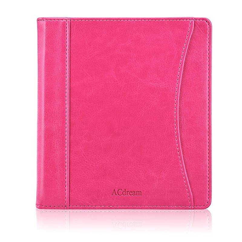 Case Fits AllNew Kindle Oasis 2019 Folio Smart Cover Leather Case with Auto Wake Sleep Feature for Kindle Oasis 10th Generation 2019 Release amp 9th Generation 2017 Release Hot Pink