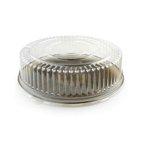 Fineline Settings 9401-L, 14-Inch Platter Pleasers Clear Round Dome PET Lids, 25