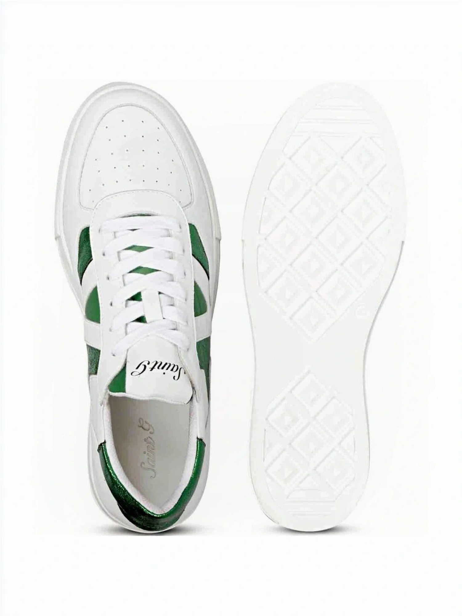 Saint G Men's Elliot Green Casual Sneakers