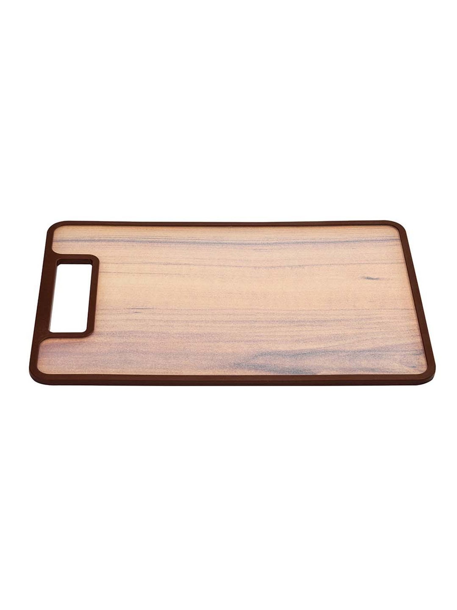 Crayton Beige & Brown Bamboo Chopping Board - Set of 1