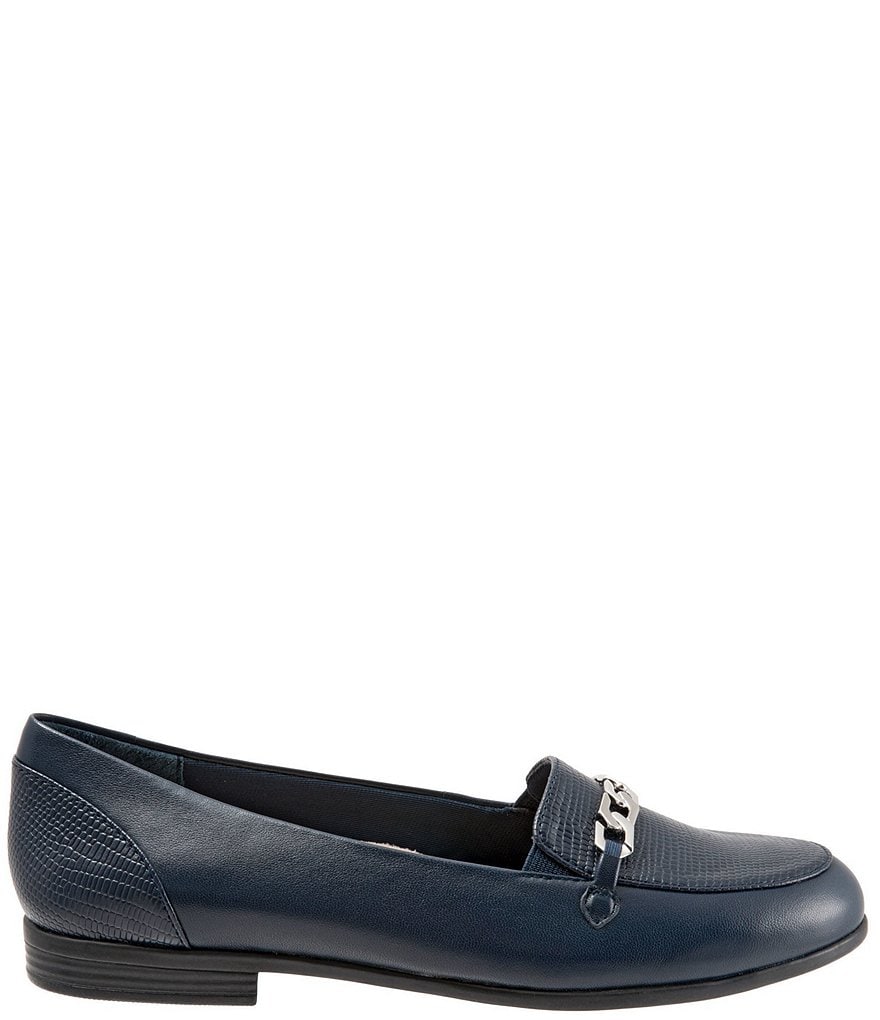 Trotters Anastasia Lizard Print Loafers