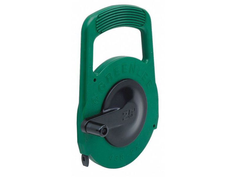 GREENLEE 438-2X Fish Tape,1/4 In x 25 ft,Steel