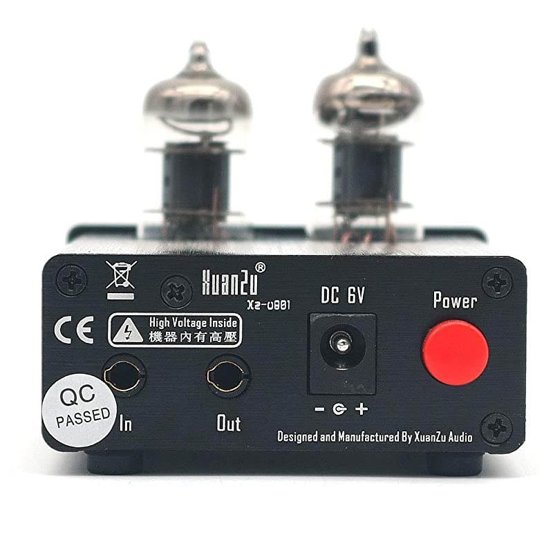 6J1 Mini Vacuum Tube Preamp Audio HiFi Stereo PreAmplifier Treble Bass Control