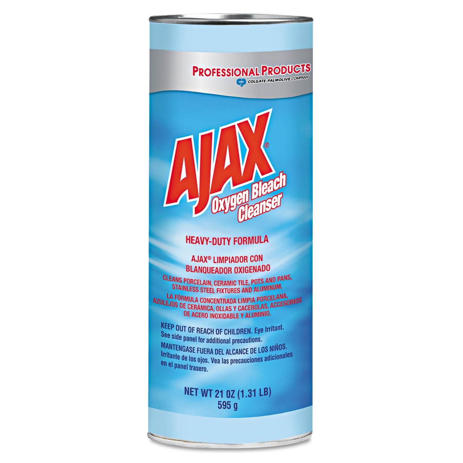Ajax Oxygen Bleach Powder Cleanser 21oz Can 24/Carton 14278CT