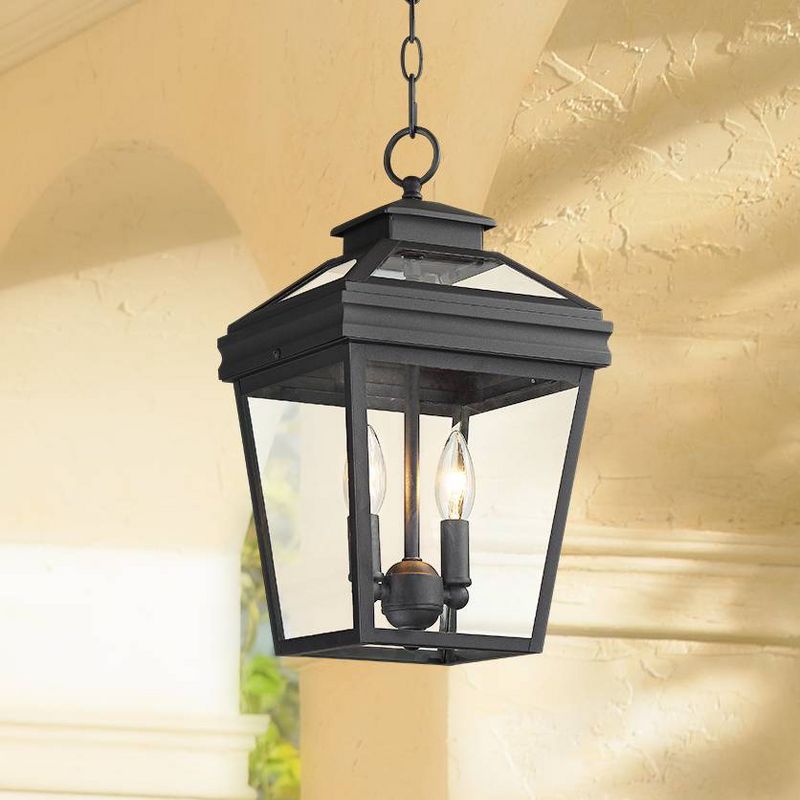 Bel Air Lighting Outdoor Hanging Pendant Black