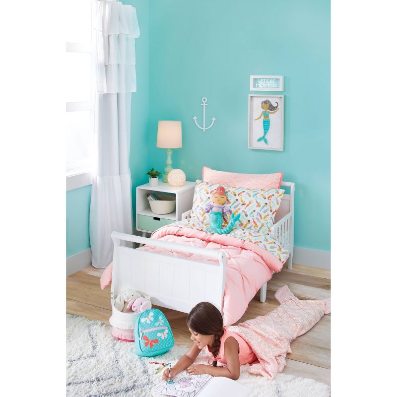 Dream On Me Hudson 3-in-1 Convertible Toddler Bed - White