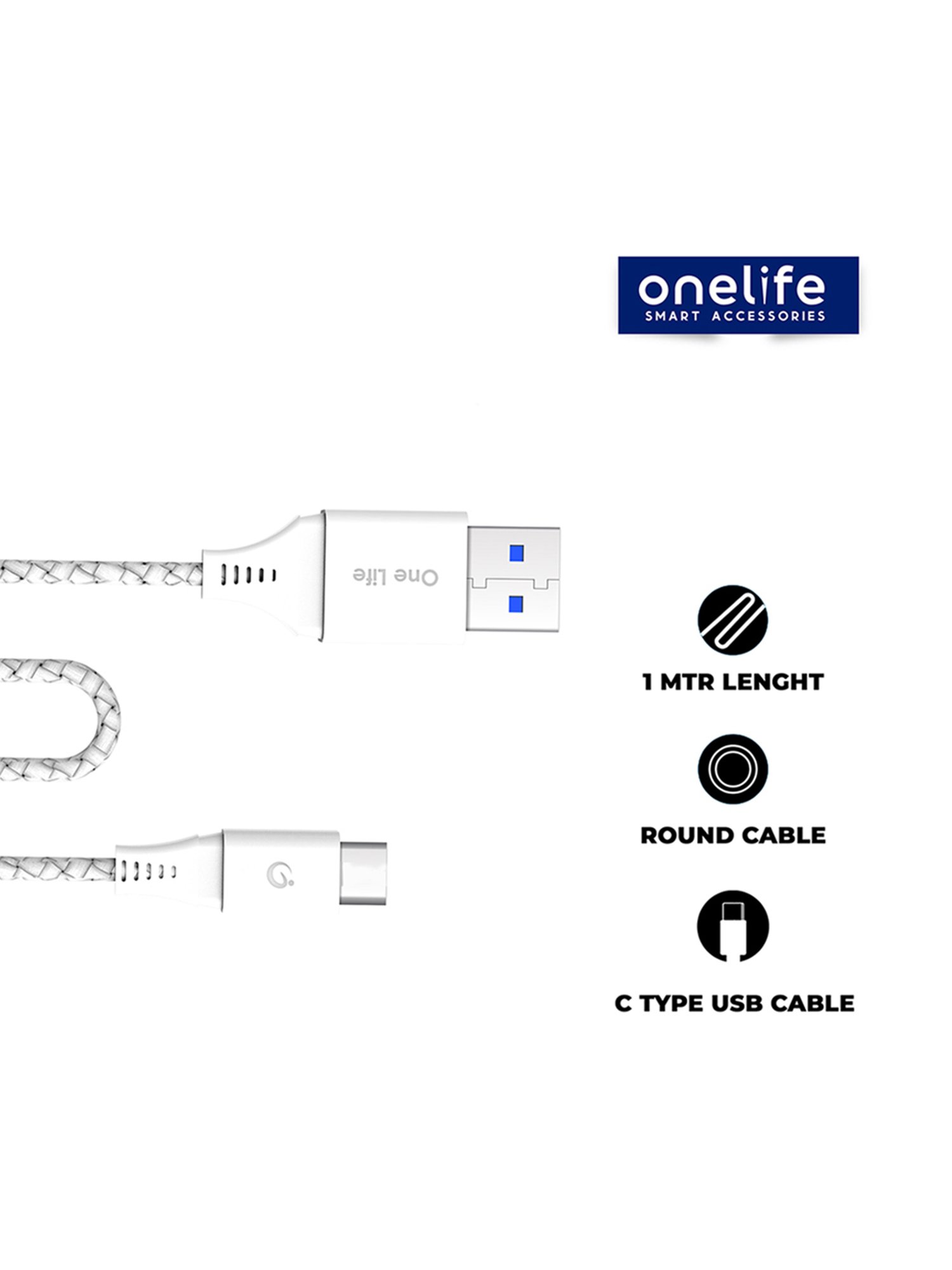 Moerdon SCB138 Fast Charging Data transfer Cable with LED indicator (Black)