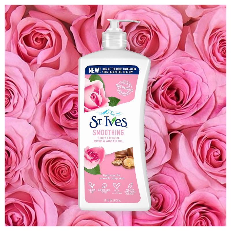 St. Ives Rose & Argan Body Lotion - 21 fl oz