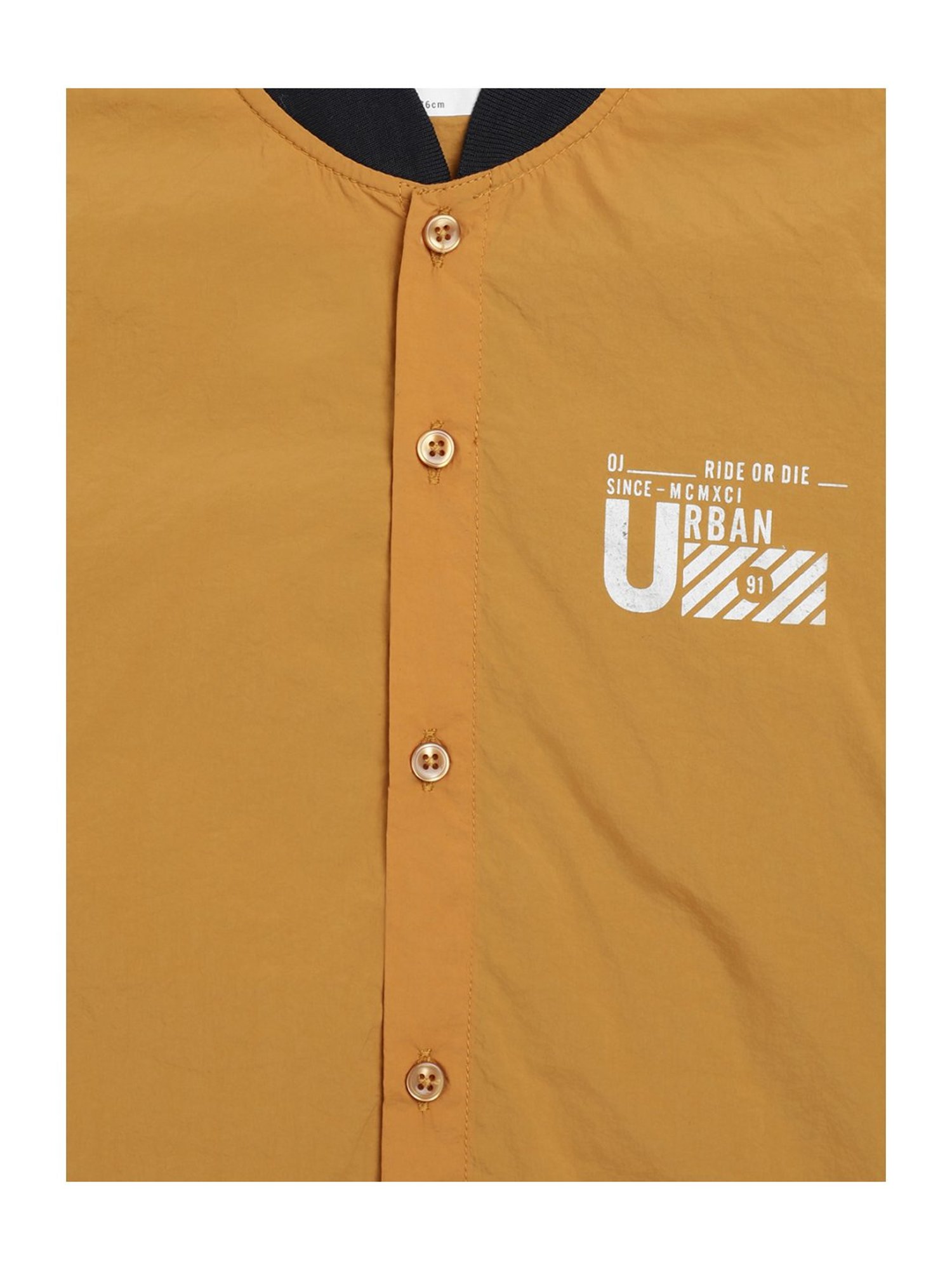 Octave Kids Mustard Cotton Shirt