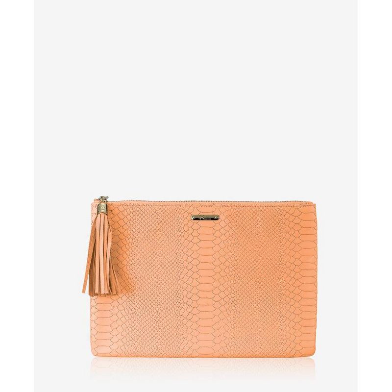 GiGi New York Orange Uber Clucth Bag