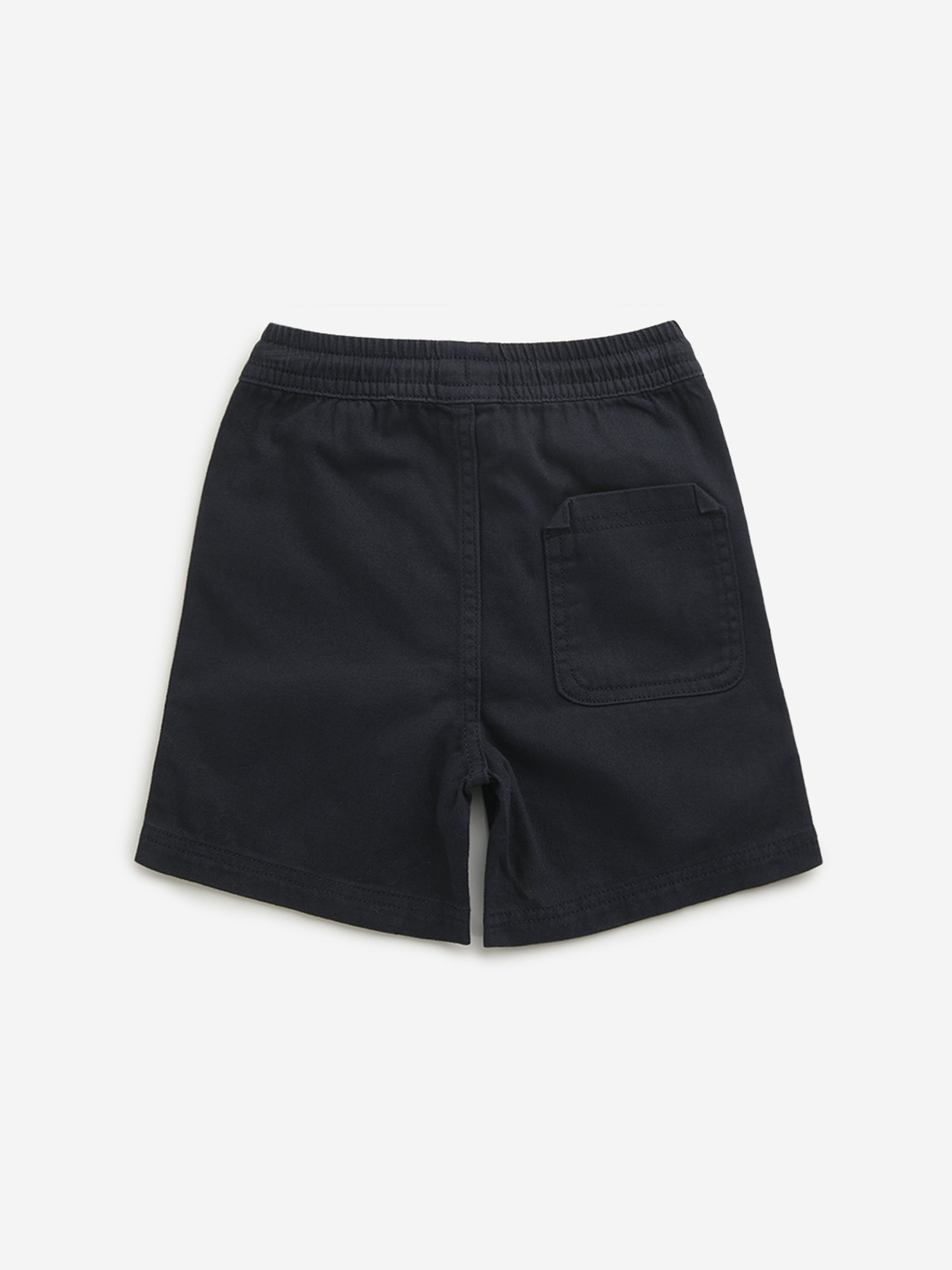 HOP Kids by Westside Navy Relaxed Fit Mid Rise Shorts