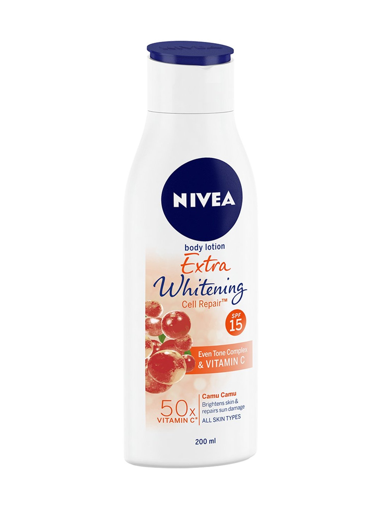 Nivea Body Lotion Extra Whitening Cell Repair SPF 15 - 200 ml