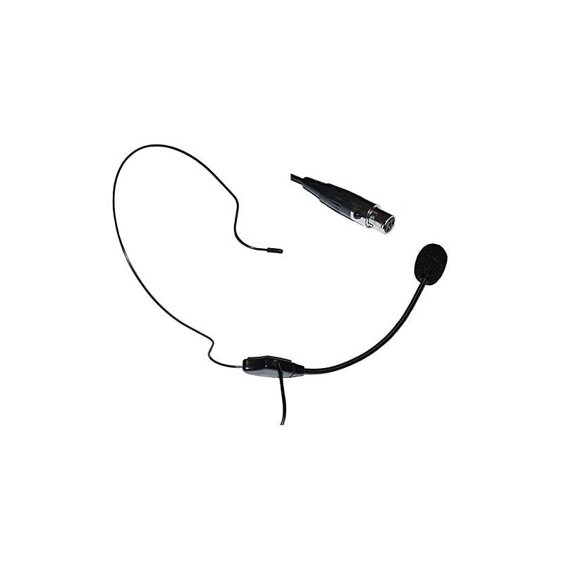 Microphone Mic w/TA4F 4 pin mini XLR Connector for Shure Wireless