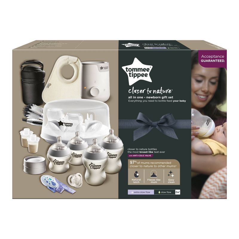 Tommee Tippee Closer To Nature Complete Newborn Baby Bottle Set