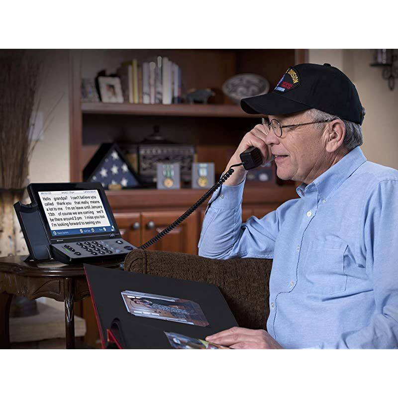 2400i Captioned Telephone Large Touch-Screen Captioned Telephone with 40dB Amplification
