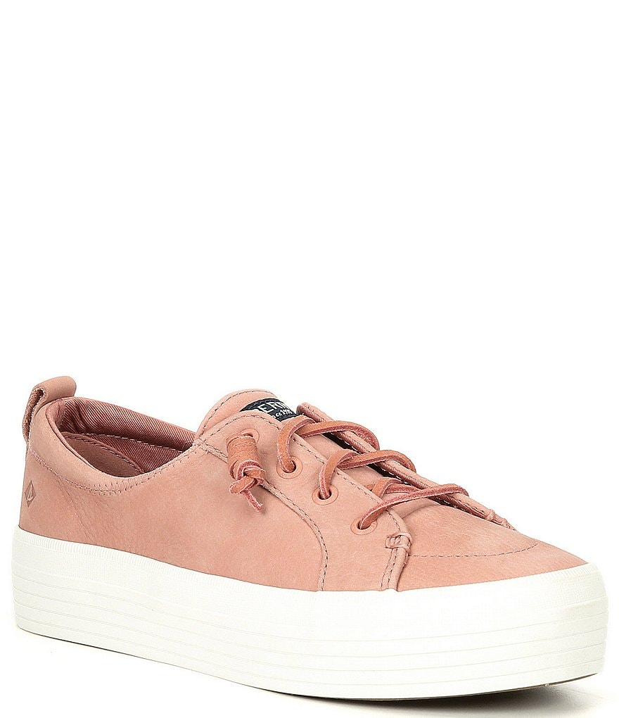 Sperry Women's Crest Vibe Leather Platform Sneakers