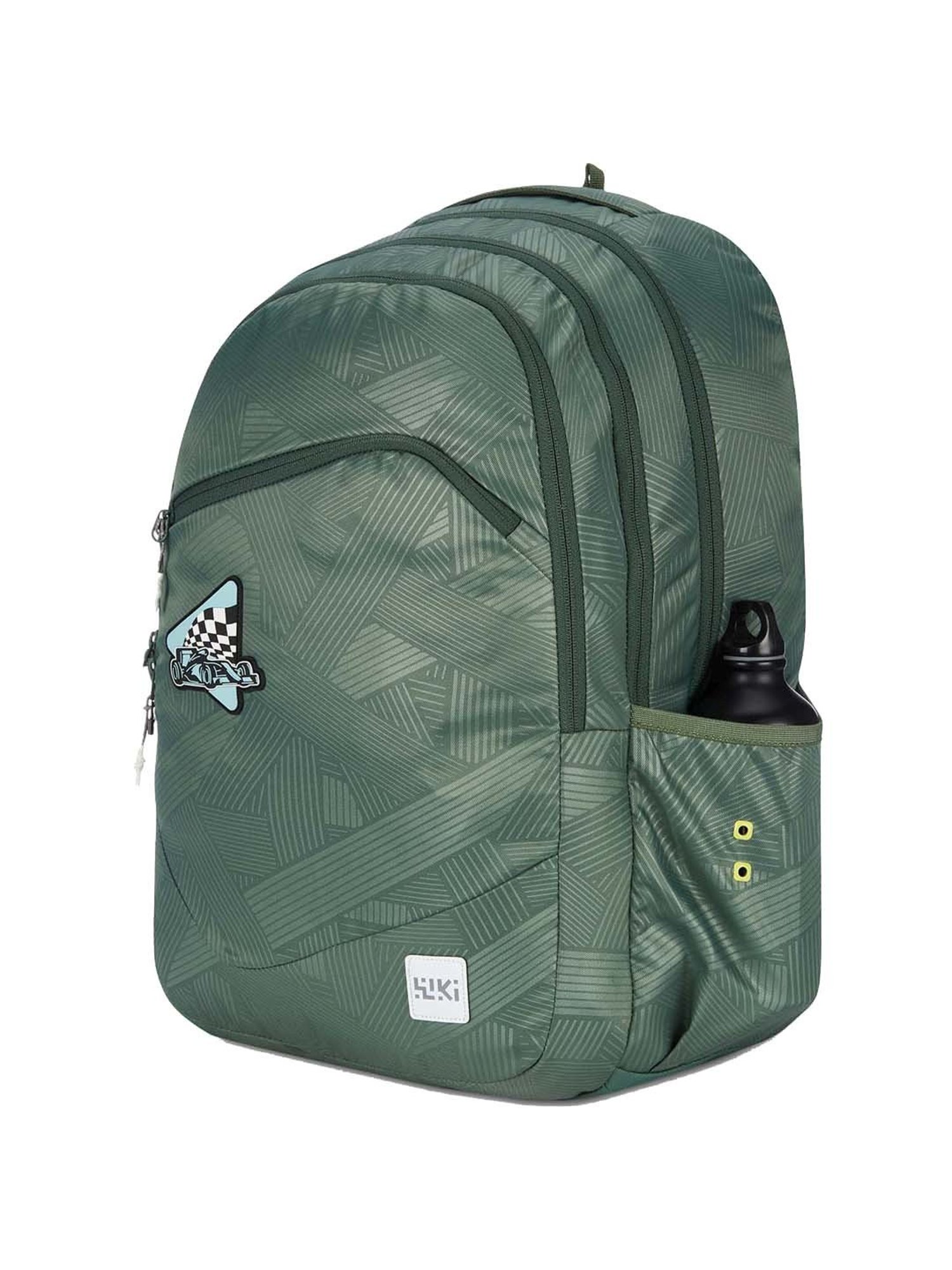 Wiki 37 Ltrs Green Medium Backpack