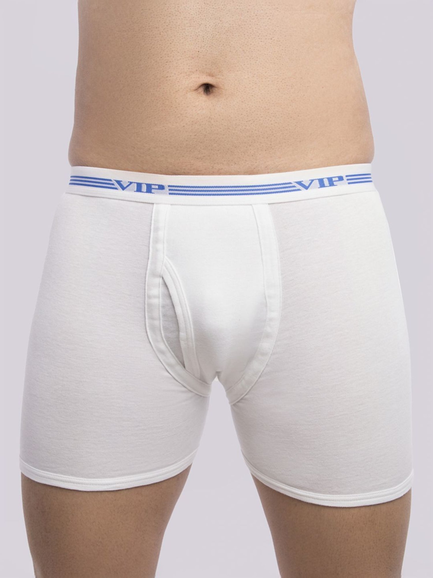 Vip White  Skinny Fit Trunks - Pack Of 2
