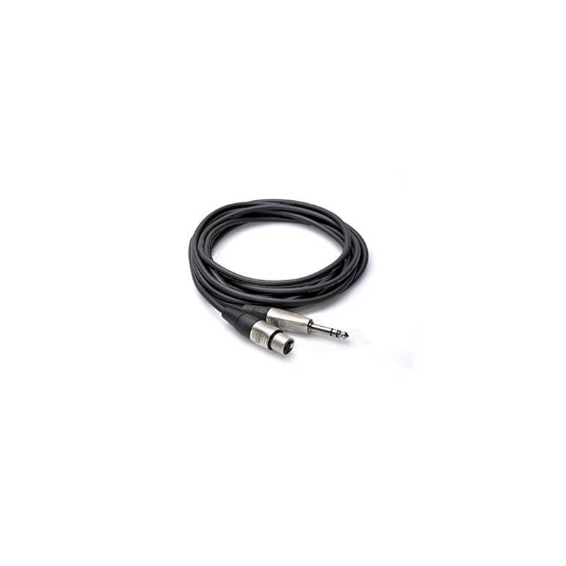 HXS-003 REAN XLR3F to 1/4" TRS Pro Balanced Interconnect Cable, 3 Feet