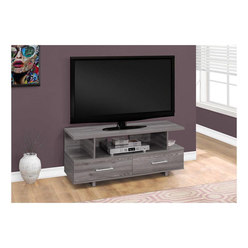 TV Stand with Drawers - Gray - EveryRoom