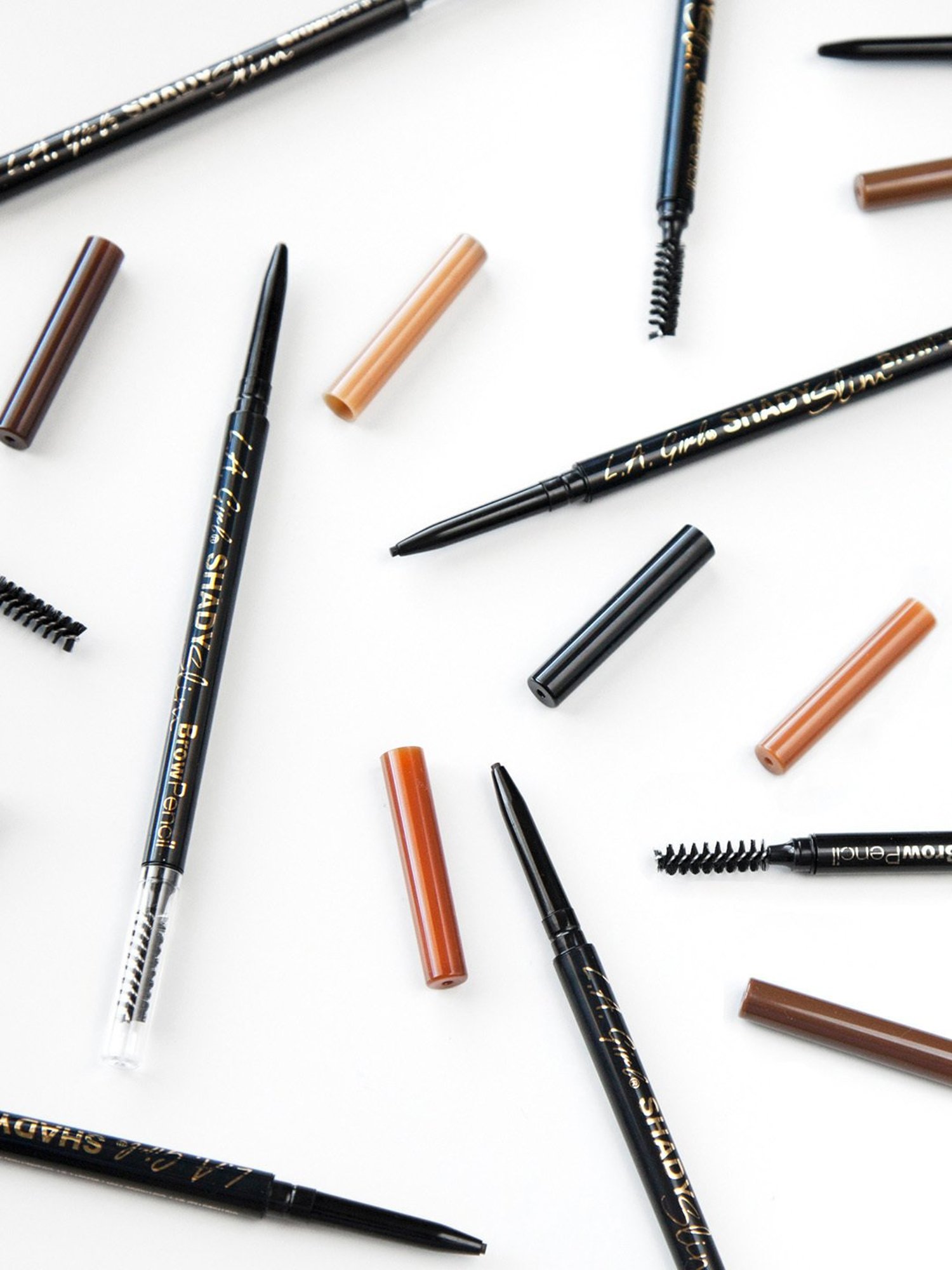 L.A. Girl Shady Slim Brow Pencil Medium Brown - 0.5 gm