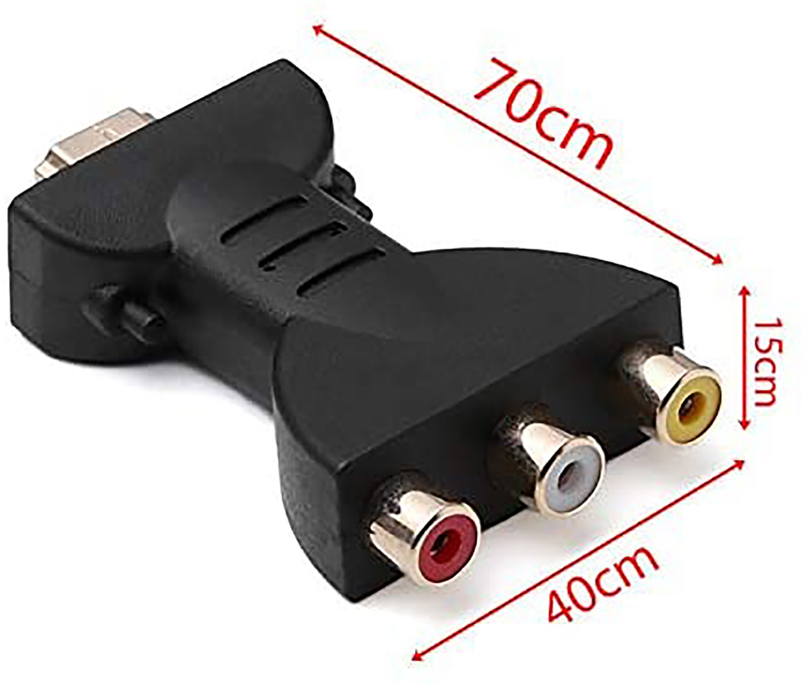 HDMI to AV Converter 3 RCA Full HD Video 1080P AV Scart Composite Adapter