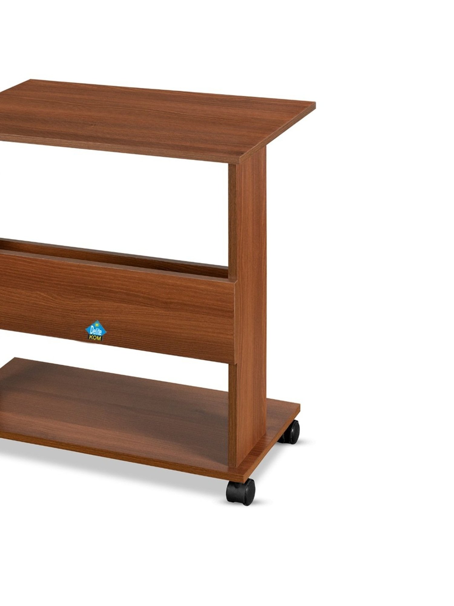 Delite Kom Amigo Acacia Dark Beige Engineered Wood Free Standing Study Table