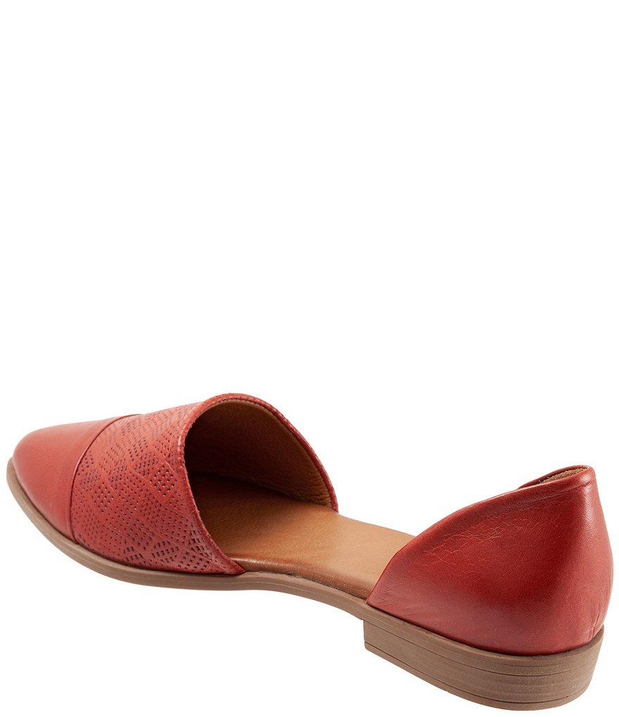 Bueno Bella Perforated Leather d'Orsay Flats