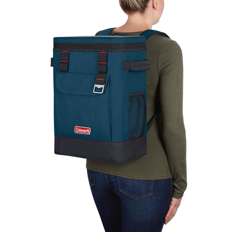 Coleman 17.5qt Soft Cooler Backpack - Space Blue
