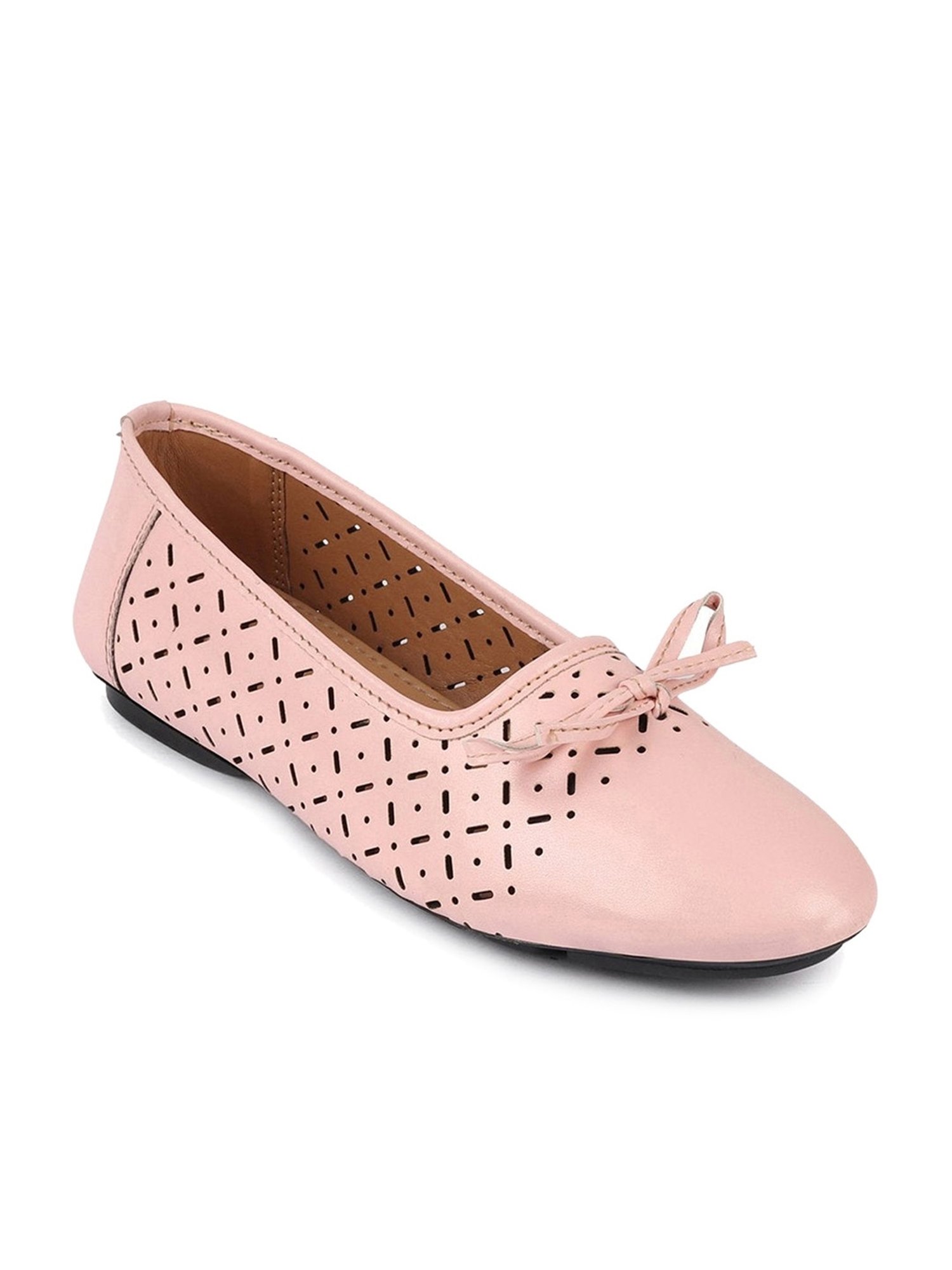 Fausto Women's Pink Flat Ballets
